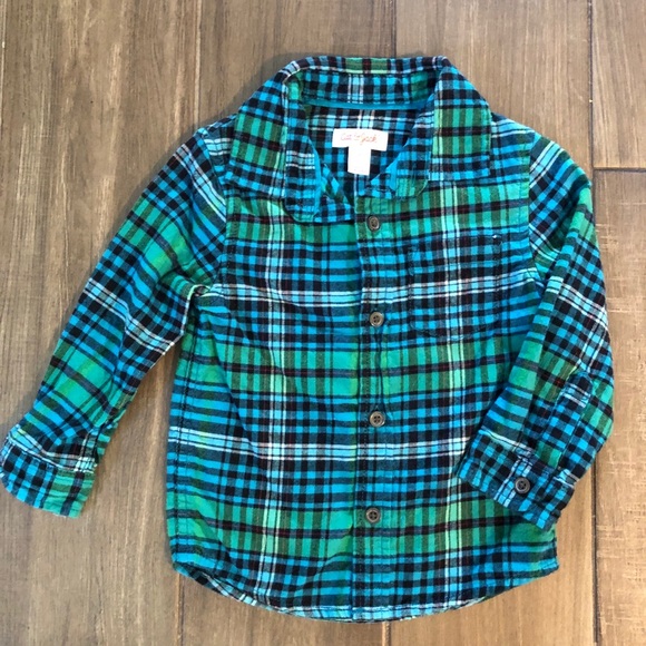 Cat & Jack Other - Light weight fleece button shirt